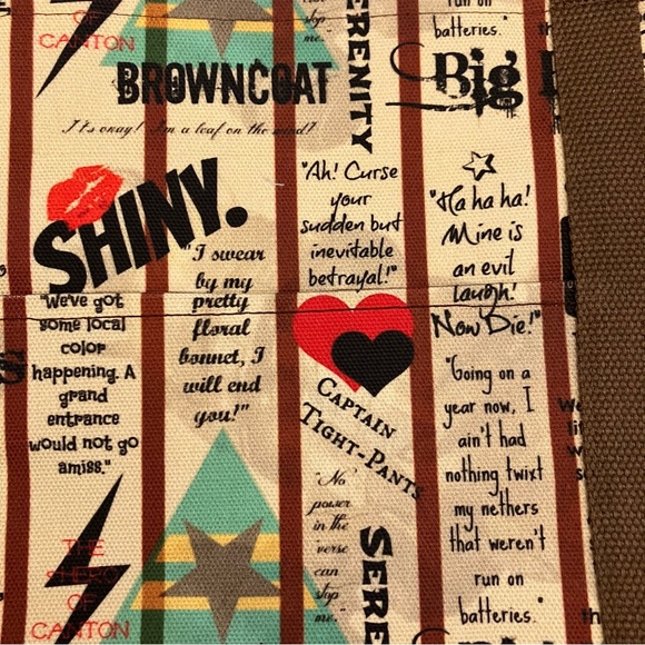 Firefly quirky handmade tote - 2 pockets - Picture 10 of 11